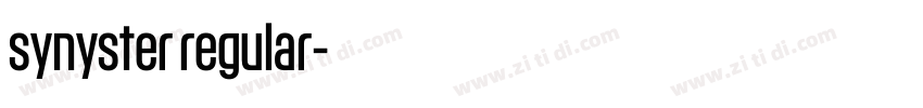 synyster regular字体转换 synyster regular字体转换